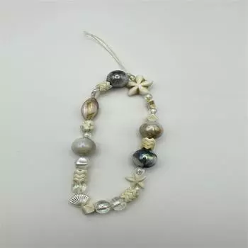 Модные синие женские телефонные подвески с короткими ремешками для телефонов в стиле летнего океана для девочек, милые ретро-подвески для школьного рюкзака, аксессуары для телефонов