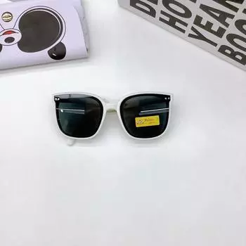 Модные складные детские солнцезащитные очки, персонализированные силиконовые поляризованные солнцезащитные очки для мальчиков и девочек, милые вогнутые очки