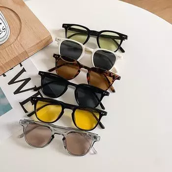 Модные солнцезащитные очки для детей весна-лето 2024 года — имитация очков-авиаторов в корейском стиле, легкие и модные оттенки для мальчиков и девочек.