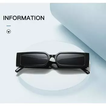 Модные солнцезащитные очки для мужчин и женщин, унисекс-очки, очки в стиле хип-хоп, прямоугольная оправа, винтажные очки UV400, уникальные