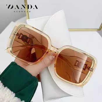 Модные солнцезащитные очки для мужчин, крутые солнцезащитные очки для женщин, элегантные очки с защитой от ультрафиолета 55-19-140