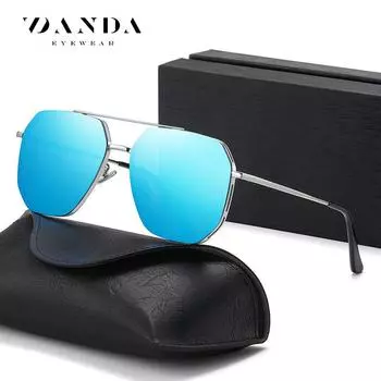 Модные солнцезащитные очки для мужчин, крутые солнцезащитные очки для женщин, элегантные очки с защитой от ультрафиолета 60-15-146