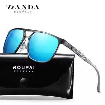 Модные солнцезащитные очки для мужчин, крутые солнцезащитные очки для женщин, элегантные очки с защитой от ультрафиолета 51-20-137