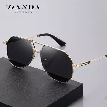 Модные солнцезащитные очки для мужчин, крутые солнцезащитные очки для женщин, элегантные очки с защитой от ультрафиолета 60-14-145