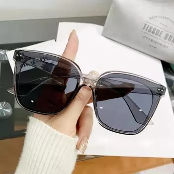 Модные солнцезащитные очки GM Unisex — стиль знаменитостей, защита от ультрафиолета gray film серый