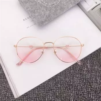 Модные солнцезащитные очки Love Heart Driver Ultralight Round Blocking Blush Eyeglass Eyewear Shadows розового золота