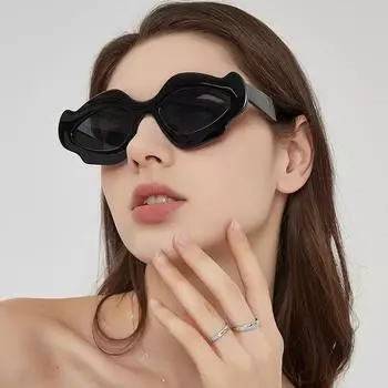 Модные солнцезащитные очки Неполяризованные солнцезащитные очки модный аксессуар белый