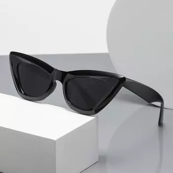 Модные солнцезащитные очки Новые солнцезащитные очки кошачий глаз белый