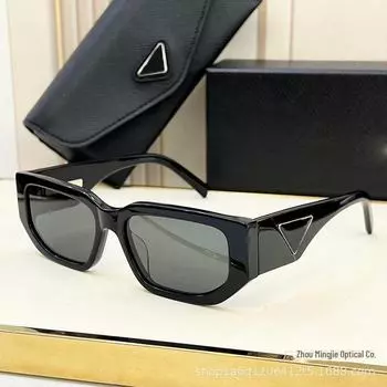 Модные солнцезащитные очки Pujia Unisex в ретро-европейско-американском стиле с защитой UV400 и ацетатным волокном.