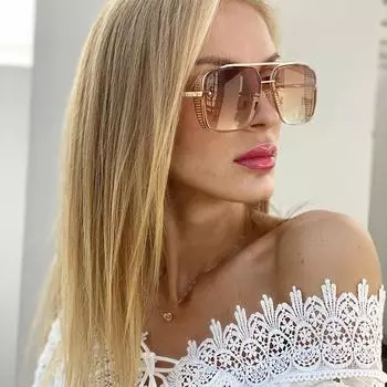 Модные солнцезащитные очки с обрезанными линзами, мужские роскошные квадратные солнцезащитные очки в стиле панк с двойным лучом, персонализированные солнцезащитные очки UV400 as picture