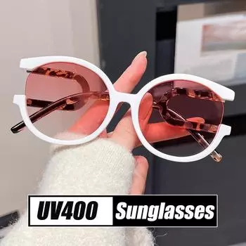 Модные солнцезащитные очки в большой оправе, роскошные летние солнцезащитные козырьки, защитные очки UV400, винтажные солнцезащитные очки as picture