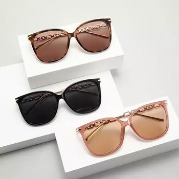 Модные солнцезащитные очки в большой оправе. Простые солнцезащитные очки. Женские уличные солнцезащитные очки. UV400