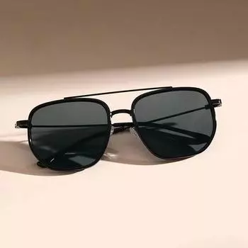 Модные солнцезащитные очки в металлической оправе, унисекс, повседневные солнцезащитные очки в геометрической металлической оправе для пляжного отдыха, аксессуары