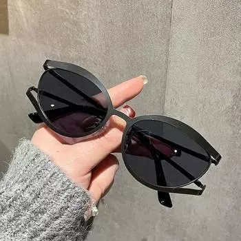 Модные солнцезащитные очки в стиле хип-хоп, неполяризованные модные аксессуары белый