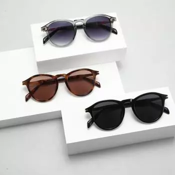 Модные солнцезащитные очки в стиле ретро-панк в круглой оправе. Индивидуальные онлайн-солнцезащитные очки для уличных знаменитостей. Солнцезащитные очки для путешествий на открытом воздухе и вождения. UV400