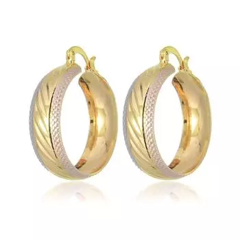 Модные современные круглые широкие латунные позолоченные серьги простые цветные персонализированные круглые ушные пряжки для женщин