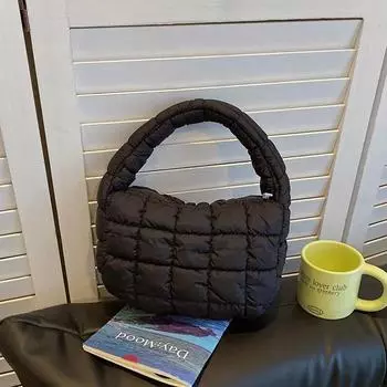 Модные стеганые сумки через плечо для женщин, ручная сумка Mini Cloud, плиссированные сумки, стеганая сумка-пельмень, роскошные сумки-тоут Feminina белый
