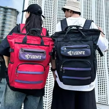 Модные, стильные, крутые, мужские и женские рюкзаки для путешествий и отпуска, вместительные сумки для багажа, школьные сумки для студентов чёрный