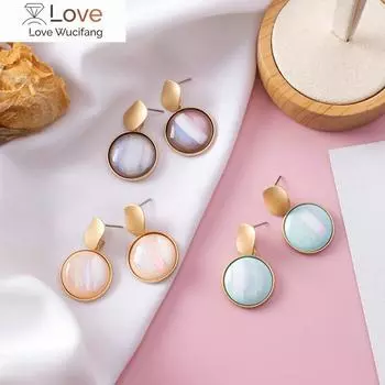 Модные стильные темпераментные милые серьги Кристалл из Австрии 3 цвета горячие украшения для женщин и женщин подходят для лета