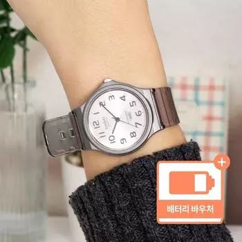 Модные студенческие наручные часы Casio с прозрачным ремешком и публичным ремешком