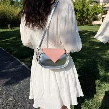 Модные сумки через плечо для женщин, новая текстура искусственной кожи, универсальная сумка через плечо, летние популярные мини-сумки квадратной формы