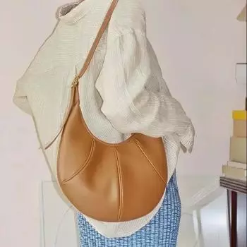 Модные сумки через плечо для женщин, повседневные сумки через плечо, однотонные простые женские сумки