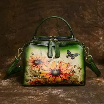 модные сумки через плечо для женщин, высококачественные небольшие квадратные сумки через плечо, винтажные расписные женские сумки