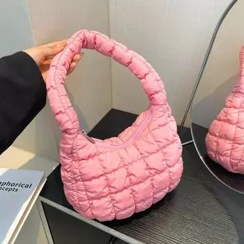 Модные сумки через плечо из цельного нейлона с внутренним отделением, высококачественные сумки для швейных ниток для женщин, женские сумки большой емкости чёрный