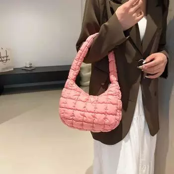 Модные сумки через плечо из прочного нейлона с внутренним отделением, большой вместимости, женские высококачественные сумки для шитья