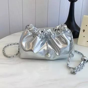 Модные сумки через плечо с цепочкой на ремне для женщин, дизайнерские сумки, маленькая сумка-ведро для подарков