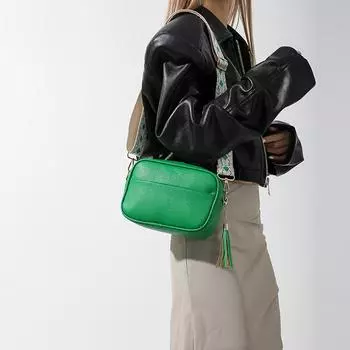 Модные сумки через плечо с двойными ремнями для женщин, простая квадратная сумка с кисточками для подарков на праздник 20x14x7cm