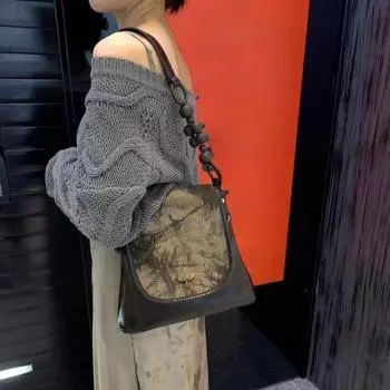 Модные сумки через плечо с рисунком тушью, новый дизайн в китайском стиле, подмышечные сумки в китайском стиле, универсальные сумки через плечо для отдыха на открытом воздухе