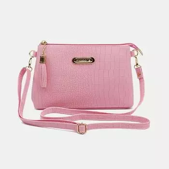Модные сумки через плечо с узором аллигатора для женщин, сумка из искусственной кожи, небольшой кошелек для телефона, сумка через плечо