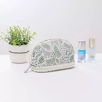 Модные сумки для хранения Фламинго Двухслойные с принтом Дорожная водонепроницаемая косметичка Женские портативные косметички Аксессуары 3