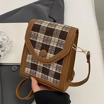 Модные сумки для женщин Осенью и Зимой Новая Мода Универсальная Сумка-кроссбоди для мобильного телефона для женщин Инс На плечо Маленькая квадратная сумка