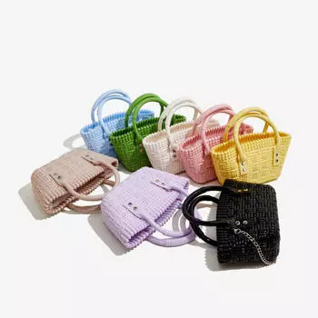 Модные сумки из ПВХ-желе, женские сумки через плечо, новые универсальные тканые, устойчивые к пятнам, легко моющиеся, для отдыха, небольшие квадратные сумки через плечо