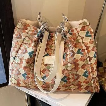 Модные сумки подмышки женские универсальные сумки через плечо большой емкости женские сумки-шопперы сумки-тоут