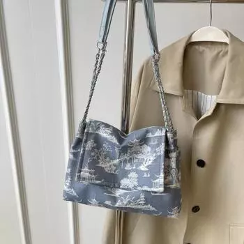 Модные сумки-портфели из денима с леопардовым принтом, сумки на плечо большого размера, ретро, нейтральные, высокого качества, зрелые, легкие сумки через плечо