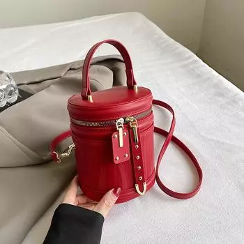 Модные сумки-ведра для вечеринок, женские новые универсальные сумки через плечо, весна-лето, корейская тенденция на сумки через плечо для отдыха