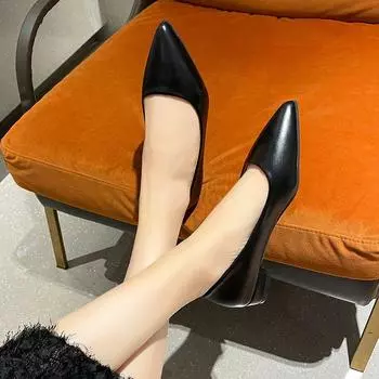 Модные супер мягкие и удобные женские туфли 2024 года, новые модные туфли Fairy Pu Leather на плоском каблуке, удобные туфли для бабушки 35 бежевый