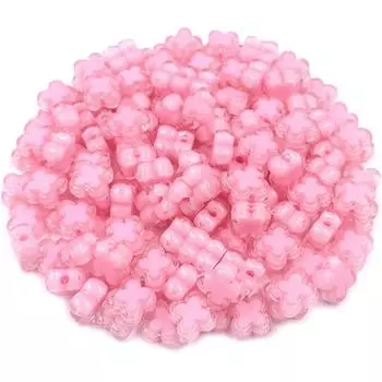 Модные свободные бусины, цветочные свободные бусины, свободные бусины, 20 шт., бусины для браслетов, сережек, изготовление стержневых крученых четырехлепестковых цветочных бусин, цветочных свободные бусины с четырьмя лепестками жёлтый