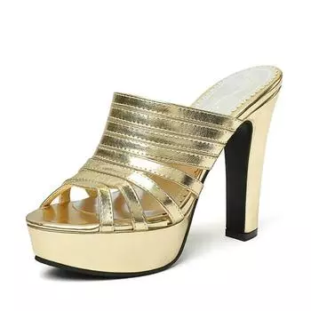 модные тапочки на высоком каблуке женские летние на толстой подошве водонепроницаемые на платформе модная верхняя одежда полые сандалии тапочки женские сандалии 34 белый