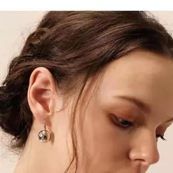 Модные темпераментные женские серьги из серии Atomic, маленькие круглые бусины, универсальные и простые