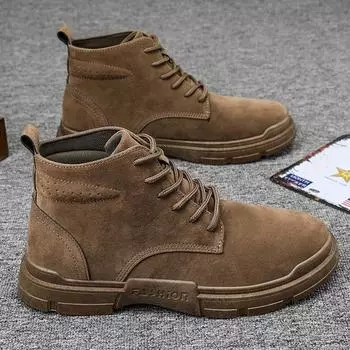Модные тенденции Мужские ботинки Ботинки для отдыха на природе Походные ботинки Ботинки для путешествий Ботинки для инструментов 39 чёрный