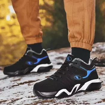 Модные теплые мужские туфли на шнуровке, зимние оксфорды, кожаные меховые ботинки, мужские плоские ботильоны, мягкие ботинки средней высоты, водонепроницаемая обувь 7