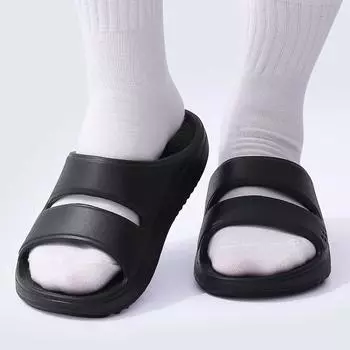 модные теплые новые летние сандалии для женщин домашние унисекс домашние тапочки для ванной пляжные шлепанцы мужские нескользящие мягкие тапочки Cloud Slide 36(22.5cm)