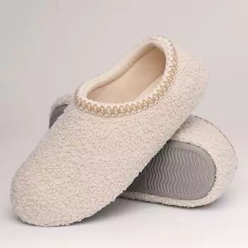 модные теплые зимние уютные меховые тапочки для женщин теплые модные плоские тапочки уличные нескользящие короткие плюшевые туфли домашняя повседневная женская обувь 36 розовый