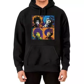 Модные толстовки с принтом Jimi Hendrix, унисекс, женская уличная одежда в стиле ретро, толстовки с капюшоном, пуловер в стиле Харадзюку, спортивные костюмы унисекс, одежда 2XL