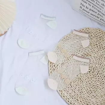 Модные тонкие молочные шелковые прозрачные летние носки-лодочки женские носки носки с маргаритками чулочно-носочные изделия чёрный