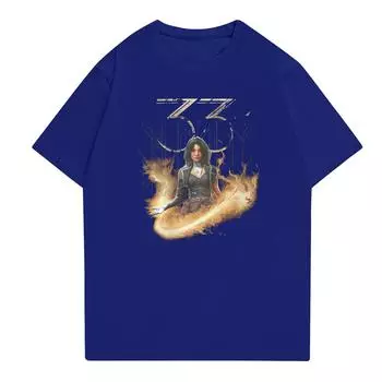 Модные топы Aldult с круглым вырезом и коротким рукавом для работы, принтованные топы для лета XXL